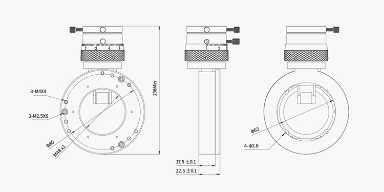 ZWO OAG-L Off-Axis Guider for Astrophotography