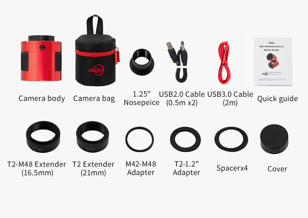 ZWO ASI294MM Pro Cooled Mono CMOS Astrophotography Camera