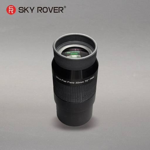 Sky Rover UF 30 mm Ultra Flat Field Eyepiece – 70° apparent field, flat-field optics, 2-inch barrel with accessory thread