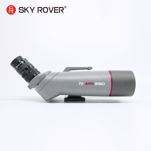 Sky Rover 70 mm APO Binoculars – 45° angled astronomical binoculars with ED doublet optics and interchangeable 1.25″ eyepieces