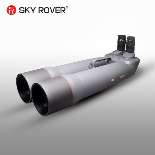 Sky Rover 120 mm APO Binoculars – 90° angled astronomical binoculars with ED doublet objectives and interchangeable 1.25″ eyepieces