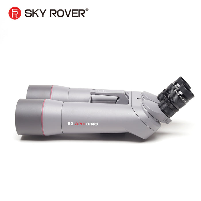Sky Rover 82 mm APO Binoculars – 45° angled astronomical binoculars with ED doublets and interchangeable 1.25″ eyepieces