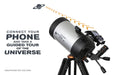 Celestron StarSense Explorer DX 5" SCT telescope with smartphone dock, eyepieces, and full-height tripod

