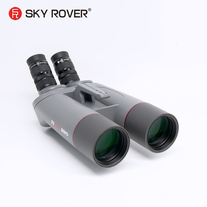 Sky Rover 70 mm APO Binoculars – 45° angled astronomical binoculars with ED doublet optics and interchangeable 1.25″ eyepieces
