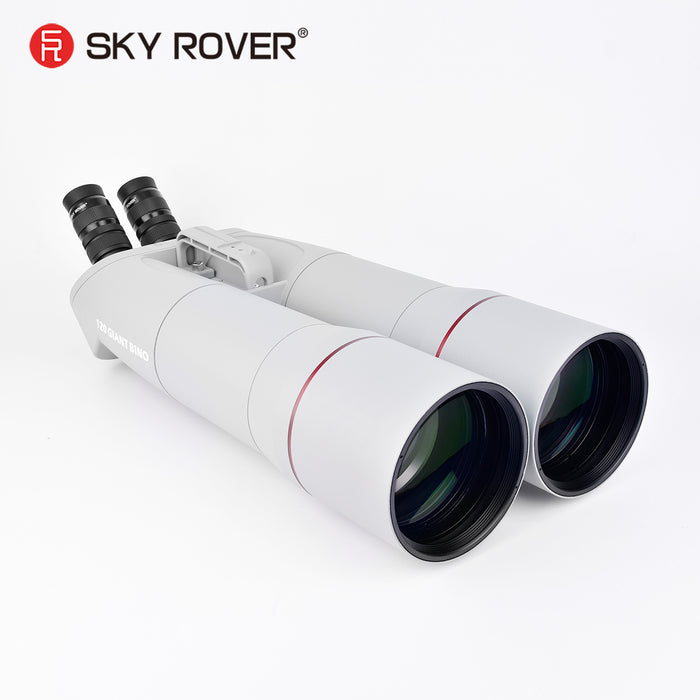Sky Rover 120 mm Giant Binoculars – 45° angled observatory-class astronomical binoculars with interchangeable 1.25″ eyepieces