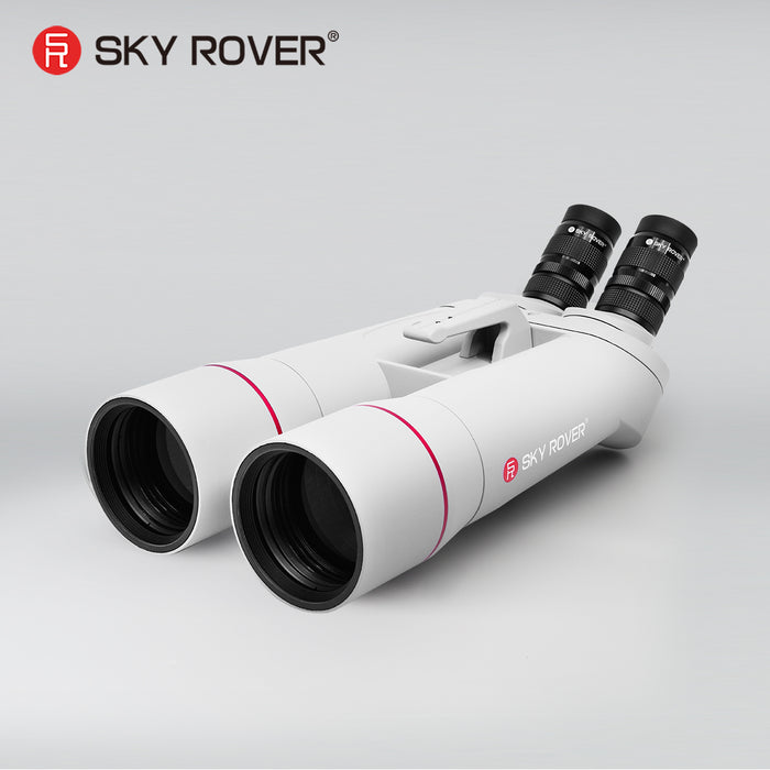 Sky Rover 82 mm Giant Binoculars – 45° angled astronomical binocular telescope with interchangeable 1.25″ eyepieces