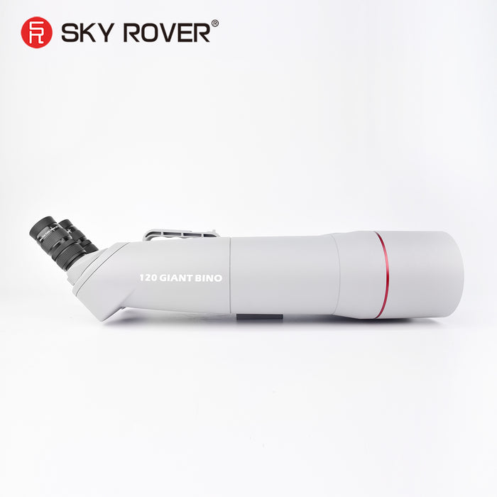 Sky Rover 120 mm Giant Binoculars – 45° angled observatory-class astronomical binoculars with interchangeable 1.25″ eyepieces