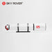 White telescope with red accents on a gray background, featuring the Sky Rover brand.