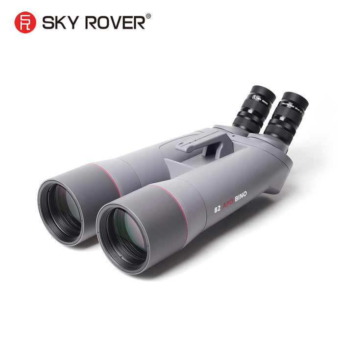 Sky Rover 82 mm APO Binoculars – 45° angled astronomical binoculars with ED doublets and interchangeable 1.25″ eyepieces