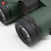 Green binoculars with black accents on a white background, featuring the Sky Rover brand.