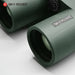 Green binoculars with 'Sky Rover' branding on a light gray background