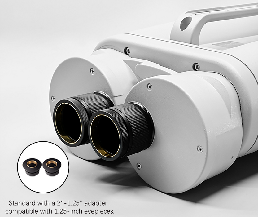 Sky Rover 120 mm Giant Binoculars – straight-through astronomical binoculars with dual 120 mm objectives and interchangeable 1.25″ eyepieces