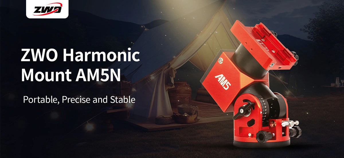 ZWO AM5N Harmonic Equatorial Mount with Carbon Tripod