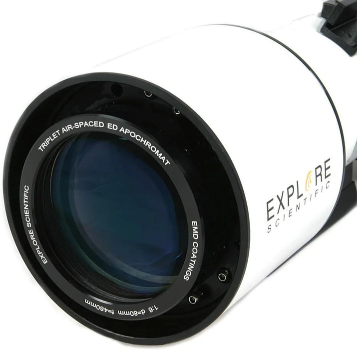 Explore Scientific ES80 80mm f/6 ED "Essential Series" FCD-1 ED APO Triplet Refractor