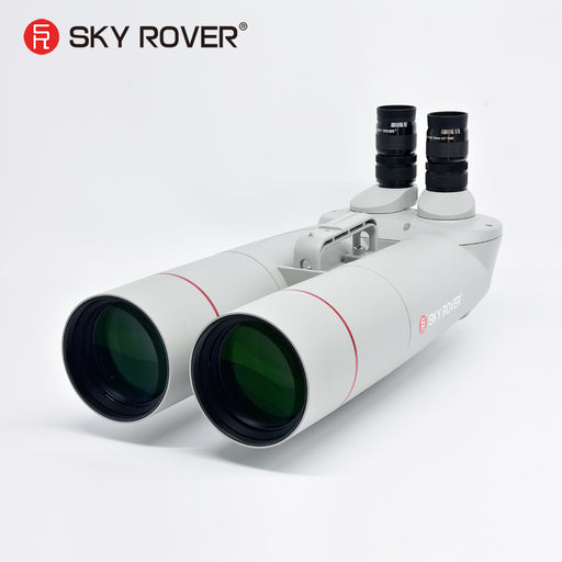 Sky Rover 100 mm Giant Binoculars – 90° angled astronomical binocular telescope with interchangeable 1.25″ eyepieces