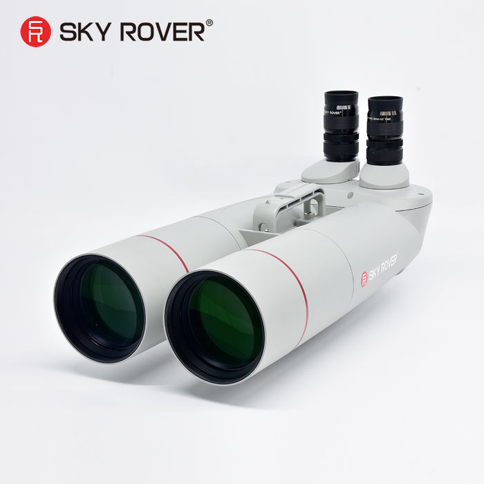 Sky Rover 100 mm Giant Binoculars – 90° angled astronomical binocular telescope with interchangeable 1.25″ eyepieces