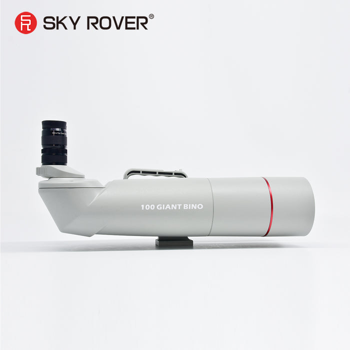 Sky Rover 100 mm Giant Binoculars – 90° angled astronomical binocular telescope with interchangeable 1.25″ eyepieces