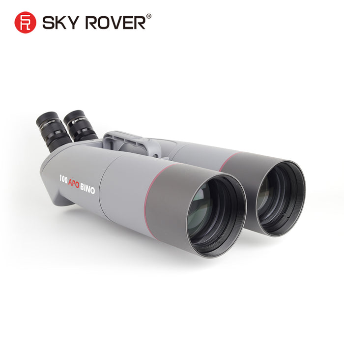 Sky Rover 100 mm APO Binoculars – 45° angled astronomical binoculars with ED doublet objectives and interchangeable 1.25″ eyepieces