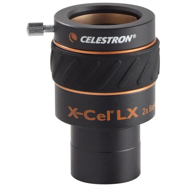 Celestron X-Cel LX 2X 3-Element Barlow for 1.25" Eyepieces 93529