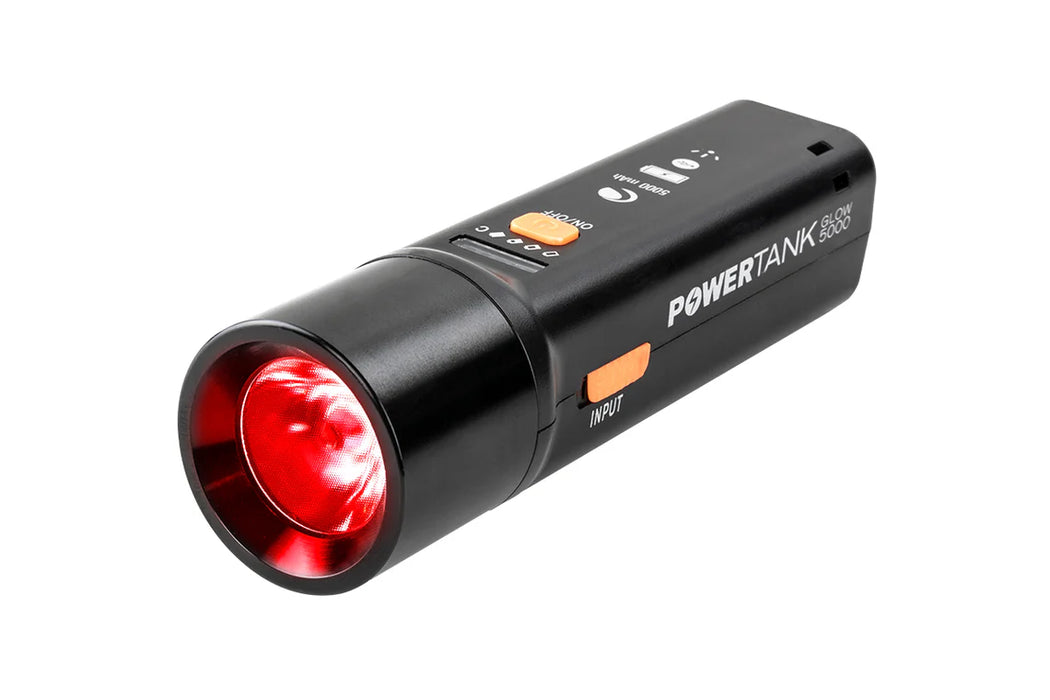 Celestron PowerTank Glow 5000 Red Flashlight/Charger  93585