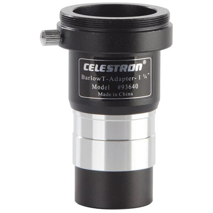 Celestron 2X Barlow for 1.25" Eyepieces (Includes T-Adapter)