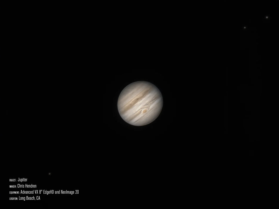 Front view of the Celestron NexImage 20 Solar System Color Imager showing 1.25-inch nosepiece.