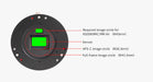 Diagram of a camera sensor with labeled components on a white background