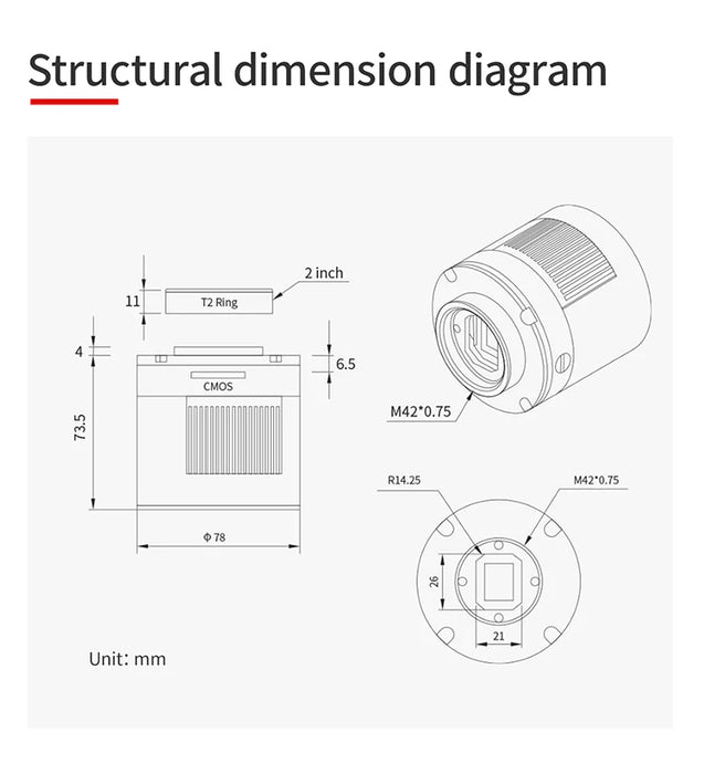 ZWO ASI992MM Pro USB 3.0 Cooled Mono SWIR Camera – Deep Infrared Imaging Precision