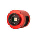 ZWO Red camera lens on a white background