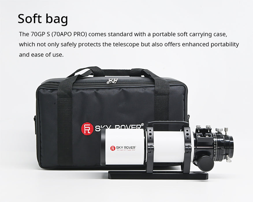Sky Rover 70 GPS 70mm f/6 Super ED Triplet APO PRO Refractor OTA