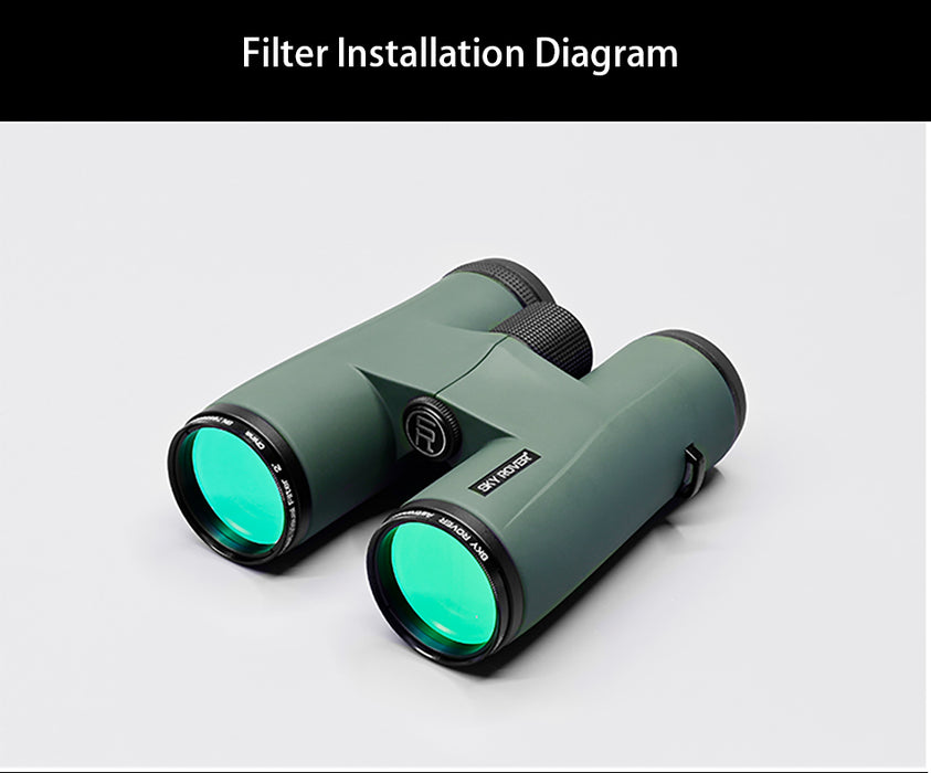 Sky Rover 2″ High-Contrast Visual Filter Pair for 6×32 mm and 7.5×32 mm Banner Cloud APO Binoculars