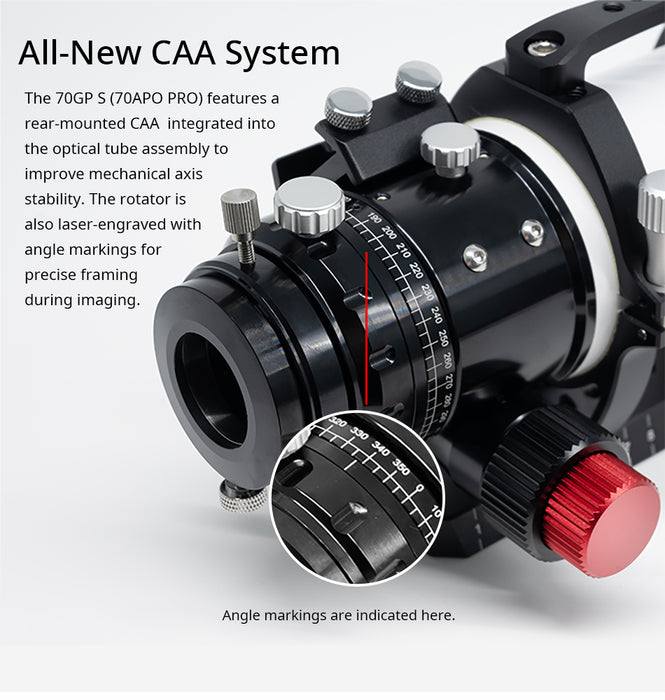 Sky Rover 70 GPS 70mm f/6 Super ED Triplet APO PRO Refractor OTA