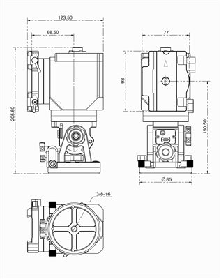 iOptron HAE18C Dual Equatorial / Alt-Azimuth Strain Wave Mount Head