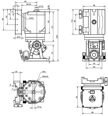 iOptron HAE29C-EC AZ/EQ dual SWG Mount