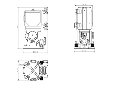 iOptron HAE69C AZ/EQ dual SWG  Mount