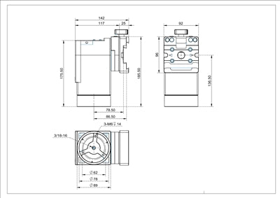 iOptron HAZ31 Alt-Azimuth Strain Wave Mount Head