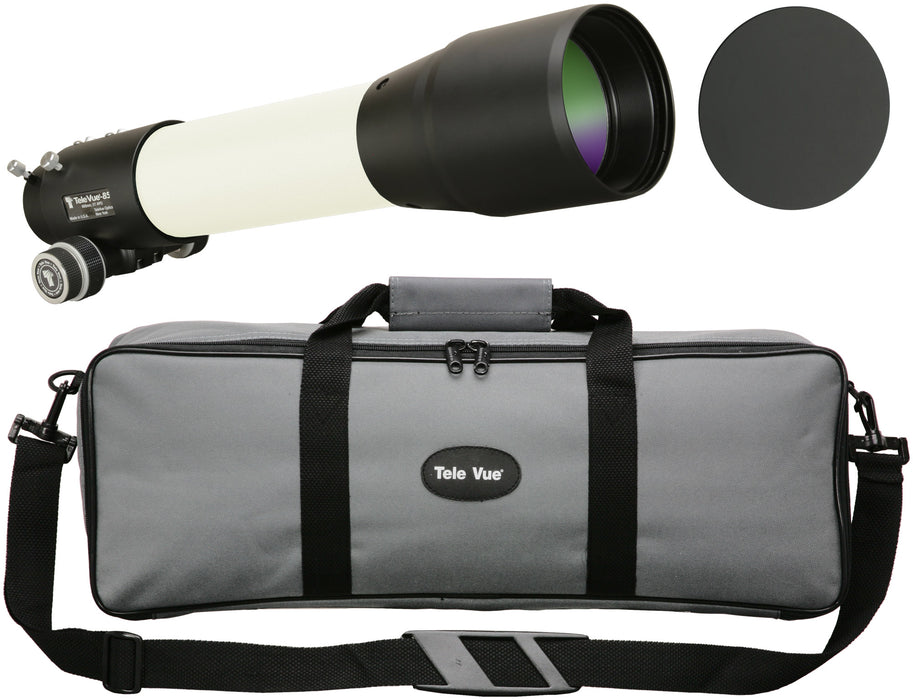 TeleVue TV-85 3.35" (85mm) f/7 Ivory Tube/Black Trim APO Refractor OTA