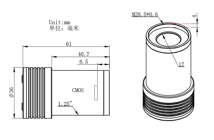 ZWO ASI174MM Mini Monochrome CMOS Camera and Guide Camera