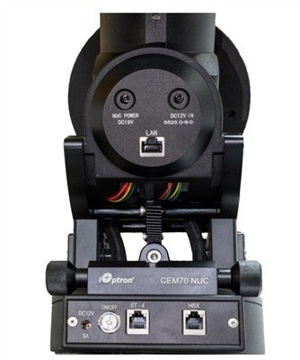 iOptron CEM70 NUC "Center-Balanced" Go-To Equatorial Mount, iPolar Finder, Without Tripod