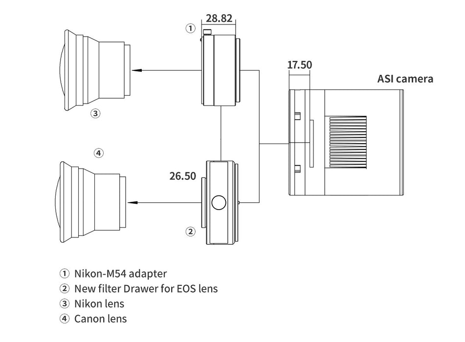 ZWO ASI6200MM Pro USB 3.0 Cooled Monochrome Astronomy Imaging Camera