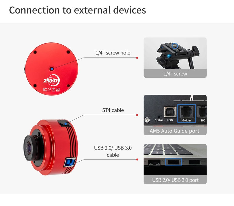 ZWO ASI662MC Color Astrophotography Camera