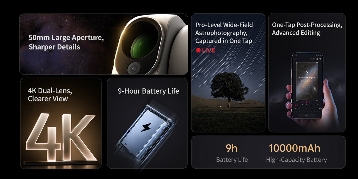 ZWO SeeStar S50 Pro Dual 4K Smart Telescope