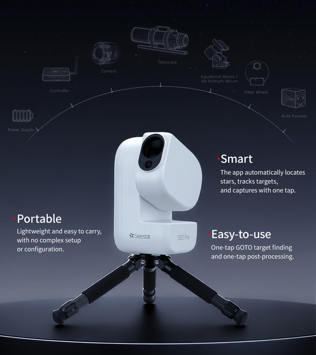 ZWO SeeStar S50 Pro Dual 4K Smart Telescope