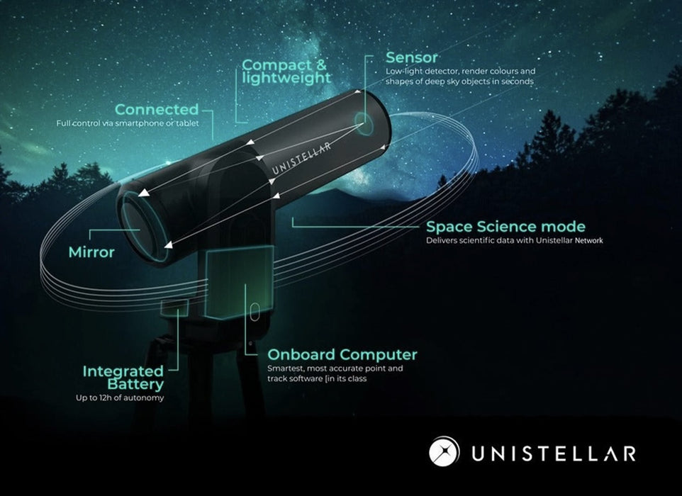 Unistellar eVscope eQuinox Smart Digital Telescope With a Free Backpack