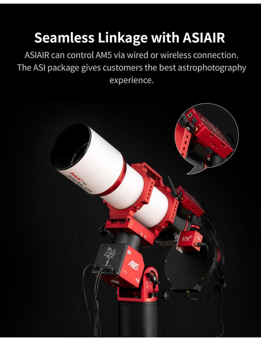 ZWO AM5N Harmonic Equatorial Mount with Carbon Tripod