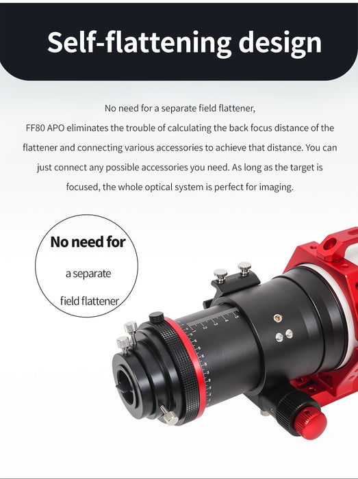 ZWO FF80 APO Refractor OTA