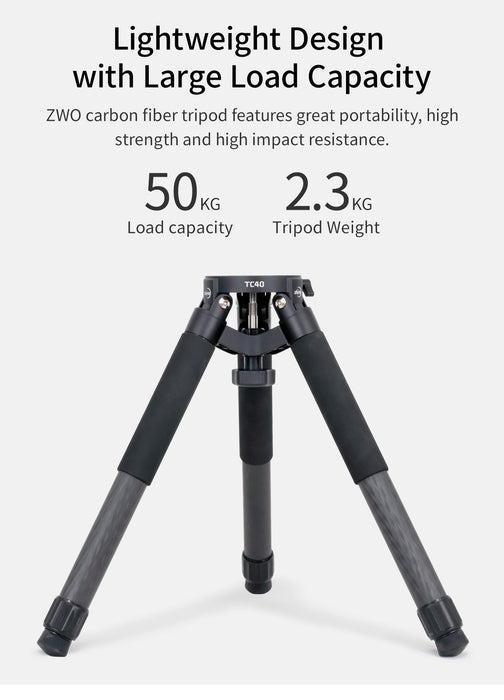 ZWO TC40 Carbon Fiber Tripod