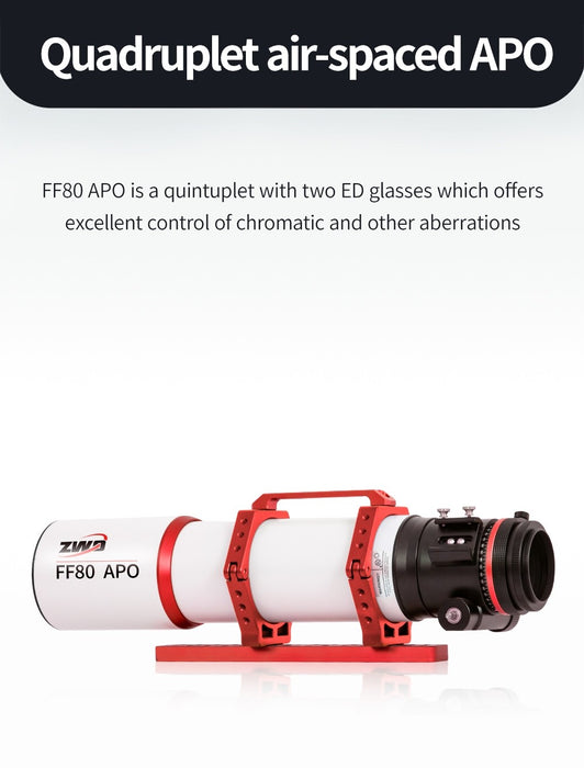 ZWO FF80 APO Refractor OTA