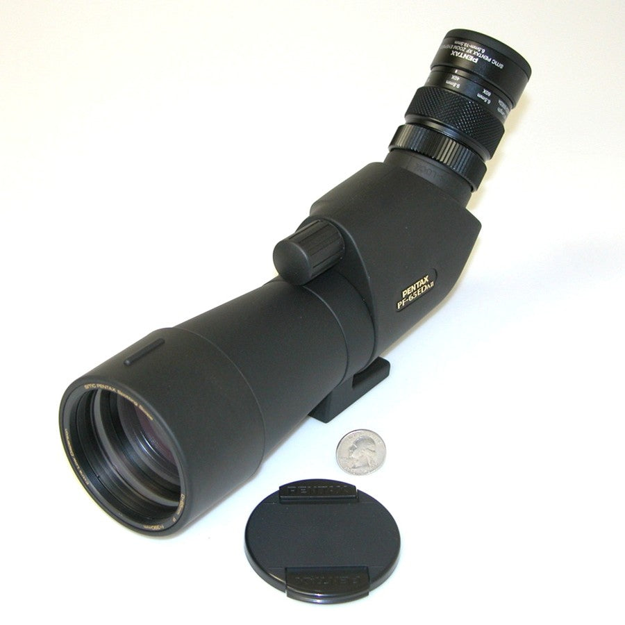 Pentax PF-65ED-A II Zoom, 65mm ED II 45° angled body with 20-60x 