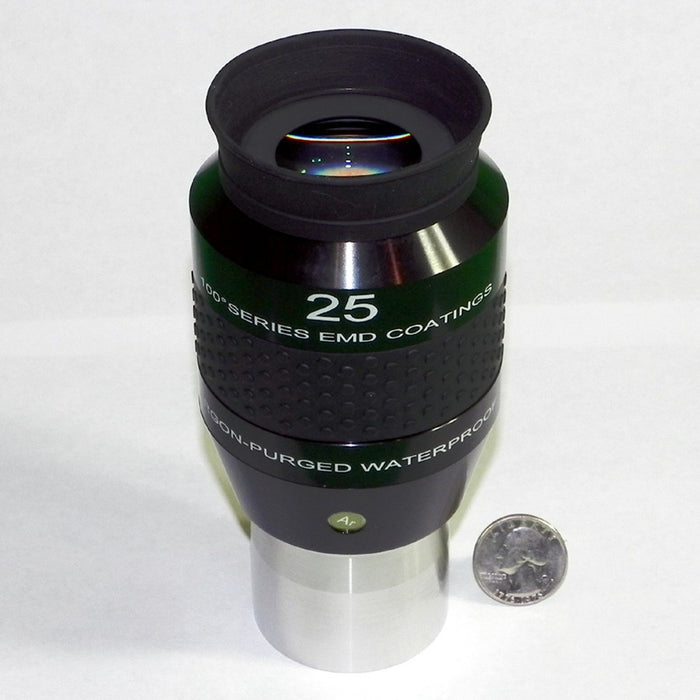 25mm 100° field argon-purged waterproof 2" eyepiece